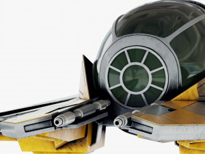 star wars eta-2 jedi interceptor 3Dモデル