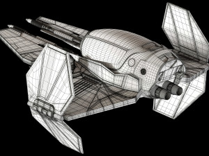 star wars eta-2 jedi interceptor 3Dモデル