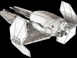 star wars eta-2 jedi interceptor 3Dモデル