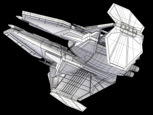 star wars eta-2 jedi interceptor 3Dモデル