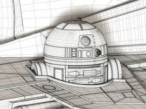 star wars eta-2 jedi interceptor 3Dモデル