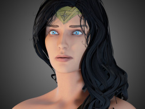 wonder woman 3Dモデル
