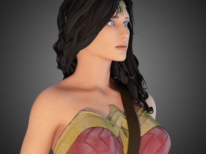 wonder woman 3Dモデル