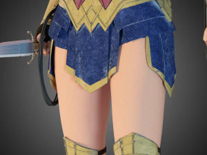 wonder woman 3D Model