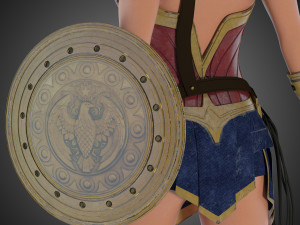 wonder woman 3Dモデル