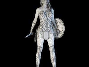 wonder woman 3D Model