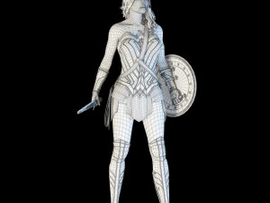 wonder woman 3D Model
