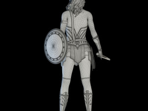 wonder woman 3Dモデル