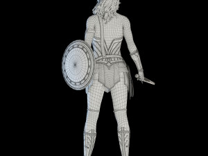 wonder woman 3Dモデル
