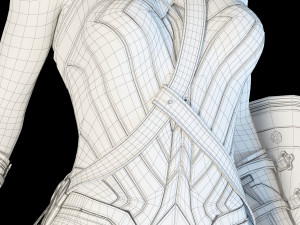 wonder woman 3Dモデル