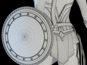 wonder woman 3Dモデル