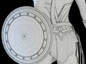 wonder woman 3D Model