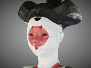 ghost in the shell geisha Modèle 3D