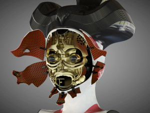 ghost in the shell geisha Modèle 3D