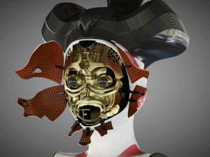 ghost in the shell geisha 3D Model