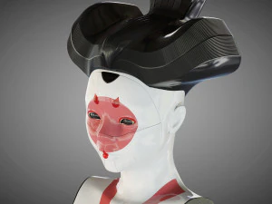 ghost in the shell geisha 3D Model