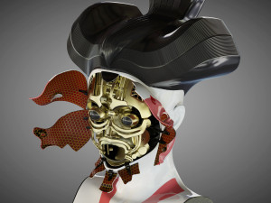 ghost in the shell geisha Modèle 3D