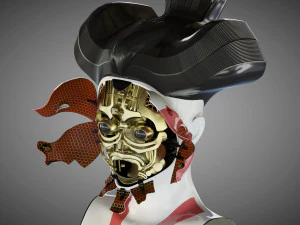 ghost in the shell geisha 3D Model