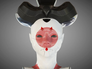 ghost in the shell geisha Modèle 3D