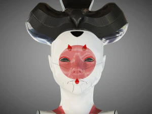 ghost in the shell geisha 3D Model