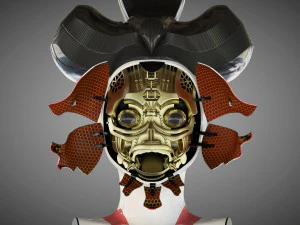 ghost in the shell geisha 3D Model
