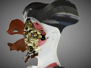 ghost in the shell geisha 3D Model