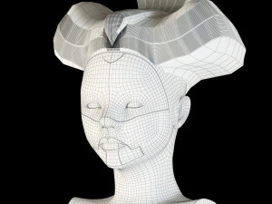 ghost in the shell geisha 3D Model