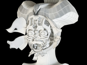ghost in the shell geisha Modèle 3D