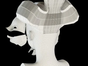 ghost in the shell geisha 3D Model