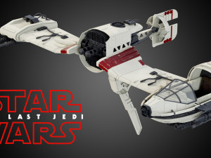 star wars resistance ski speeder 3D Model