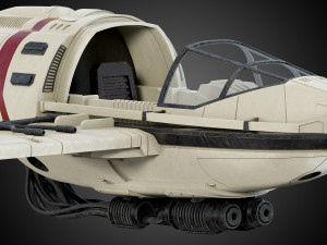star wars resistance ski speeder 3D Модель