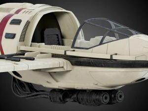 star wars resistance ski speeder 3D Model
