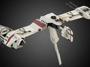 star wars resistance ski speeder 3D Модель