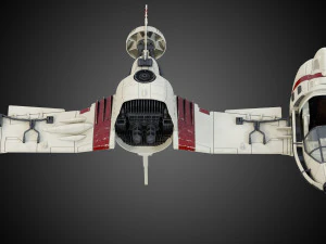 star wars resistance ski speeder 3D Model