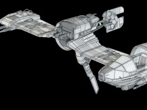 star wars resistance ski speeder 3D Model