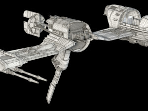 star wars resistance ski speeder 3D Модель
