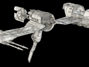 star wars resistance ski speeder 3D Model