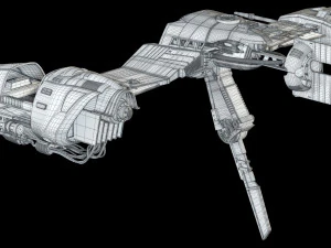 star wars resistance ski speeder 3D Model