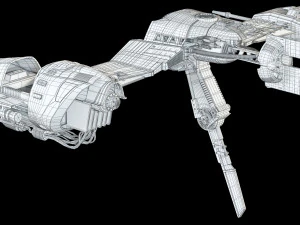 star wars resistance ski speeder 3D Model