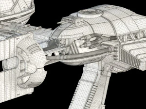 star wars resistance ski speeder 3D Model