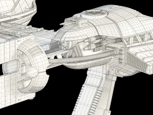 star wars resistance ski speeder 3D Model