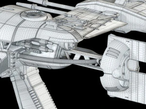 star wars resistance ski speeder 3D Model