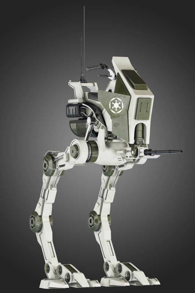 star wars at rt walker 3D Model in Robot 3DExport