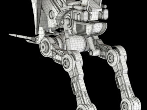 star wars at-rt walker Model 3D