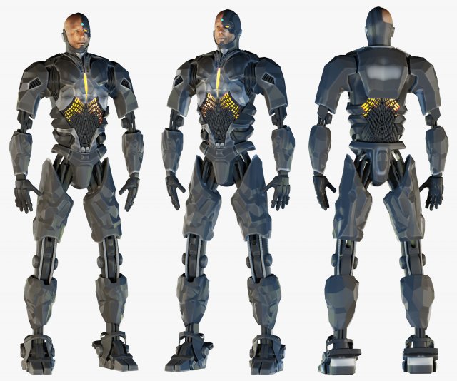 cyborg - justice league 3Dモデル .c4d .max .obj .3ds .fbx .stl .blend 