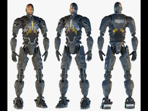 cyborg - justice league 3D Model
