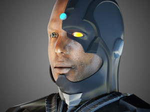 cyborg - justice league 3Dモデル