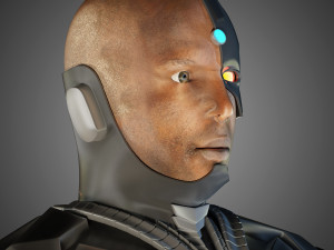 cyborg - justice league 3Dモデル
