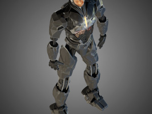 cyborg - justice league 3Dモデル
