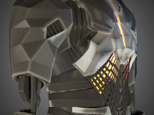 cyborg - justice league 3Dモデル